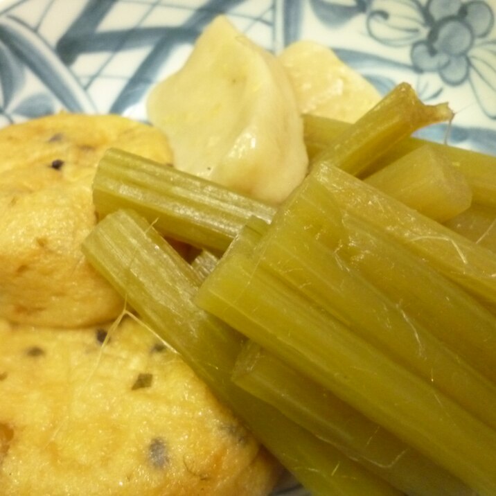 蕗＊がんもどき＊生麩の煮物